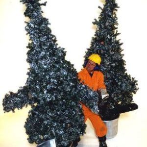 Human Trees - Novelty Xmas Act - Walking Xmas Trees