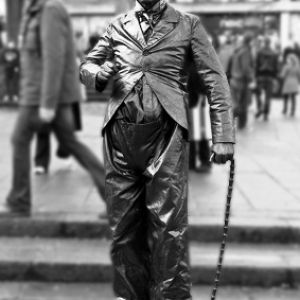 Charlie Chaplin Living Statue