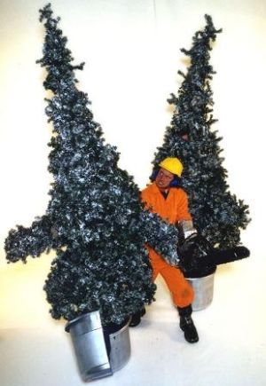 Human Trees - Novelty Xmas Act - Walking Xmas Trees