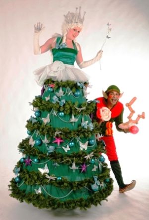 Xmas Theme Stilt Walkers | Christmas Theme Stilt Walkers