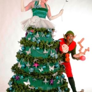 Xmas Theme Stilt Walkers | Christmas Theme Stilt Walkers