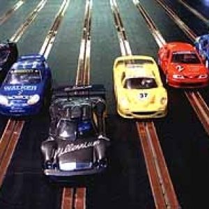 Slot Car Racing - Giant Scaletrix
